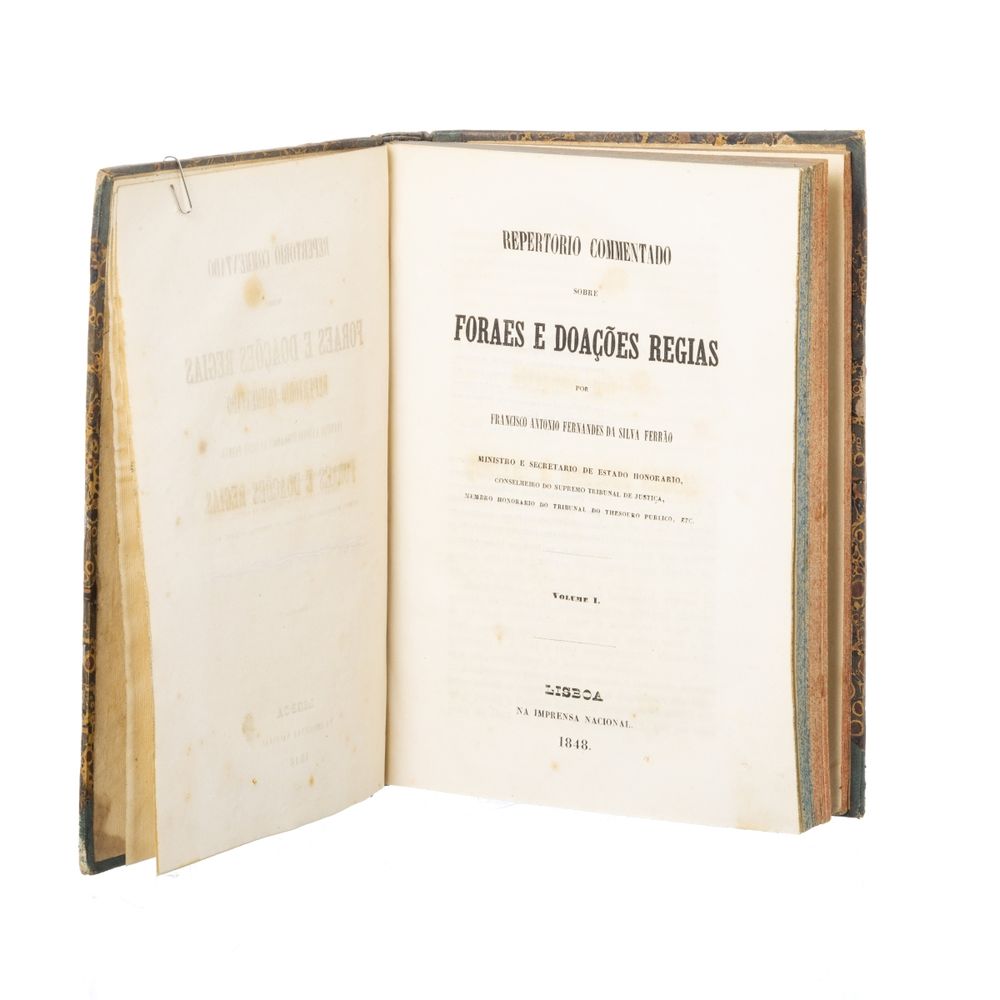 Ferrão; Francisco António F. da Silva - Forais e doações régi