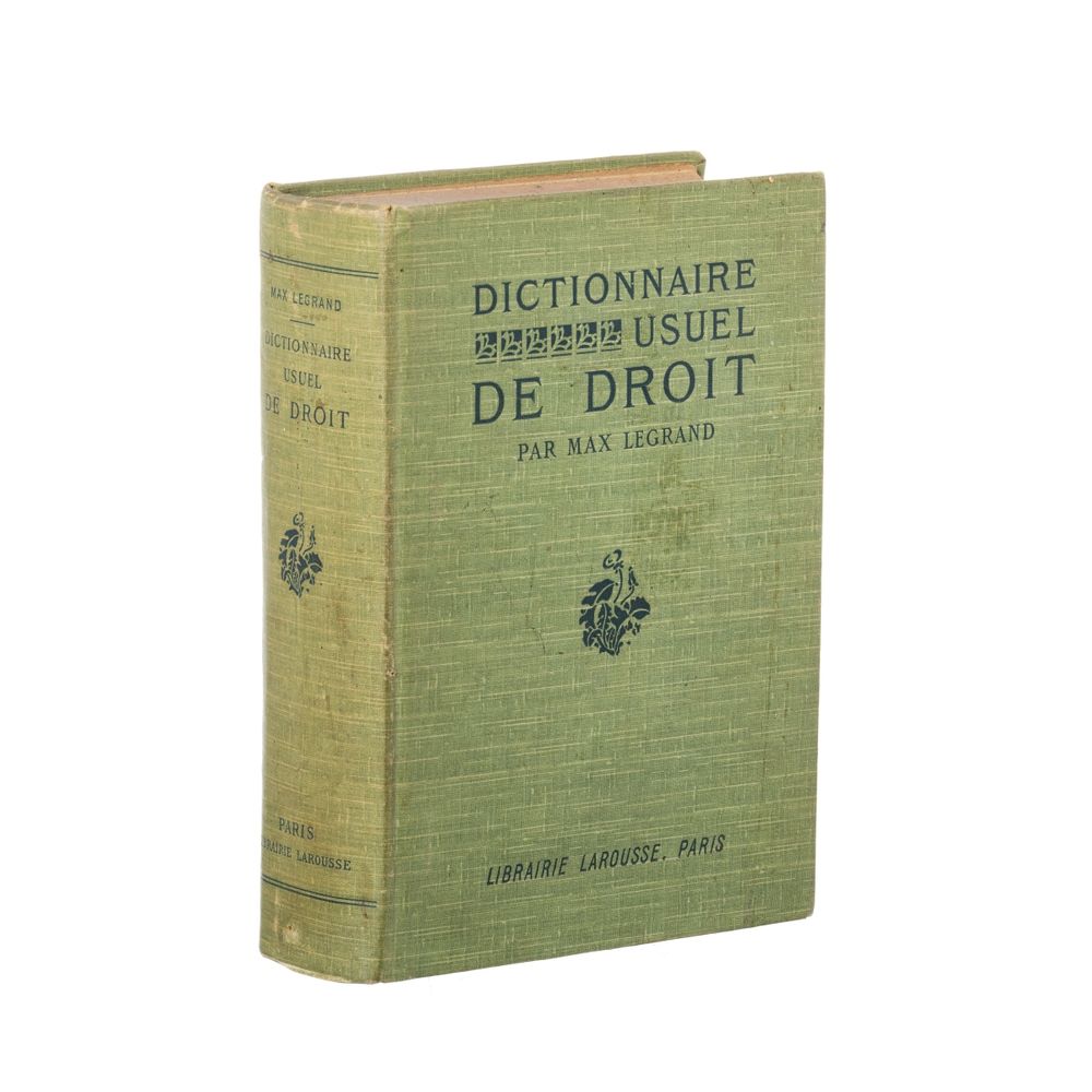 Legrand; Max - Dictionnaire usuel de droit