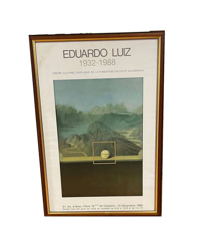 artaz da Exposição póstuma do Pintor - Eduardo Luíz; Fernandes Gomes