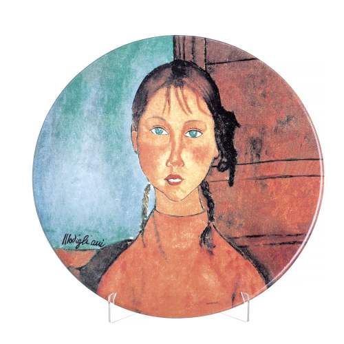 Prato Amedeo Modigliani - Rapariga das tranças - Vestal Alc