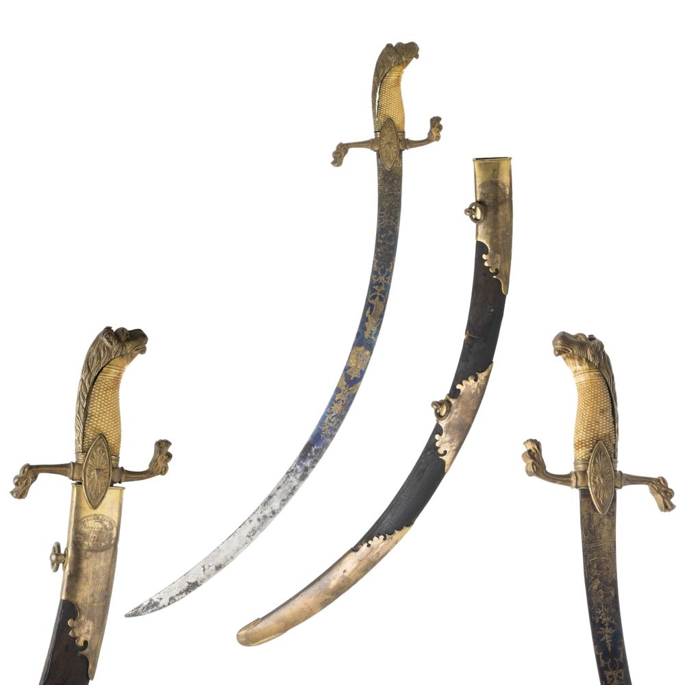 Artigos militares - Sabre de oficial superior das guerra peninsular -