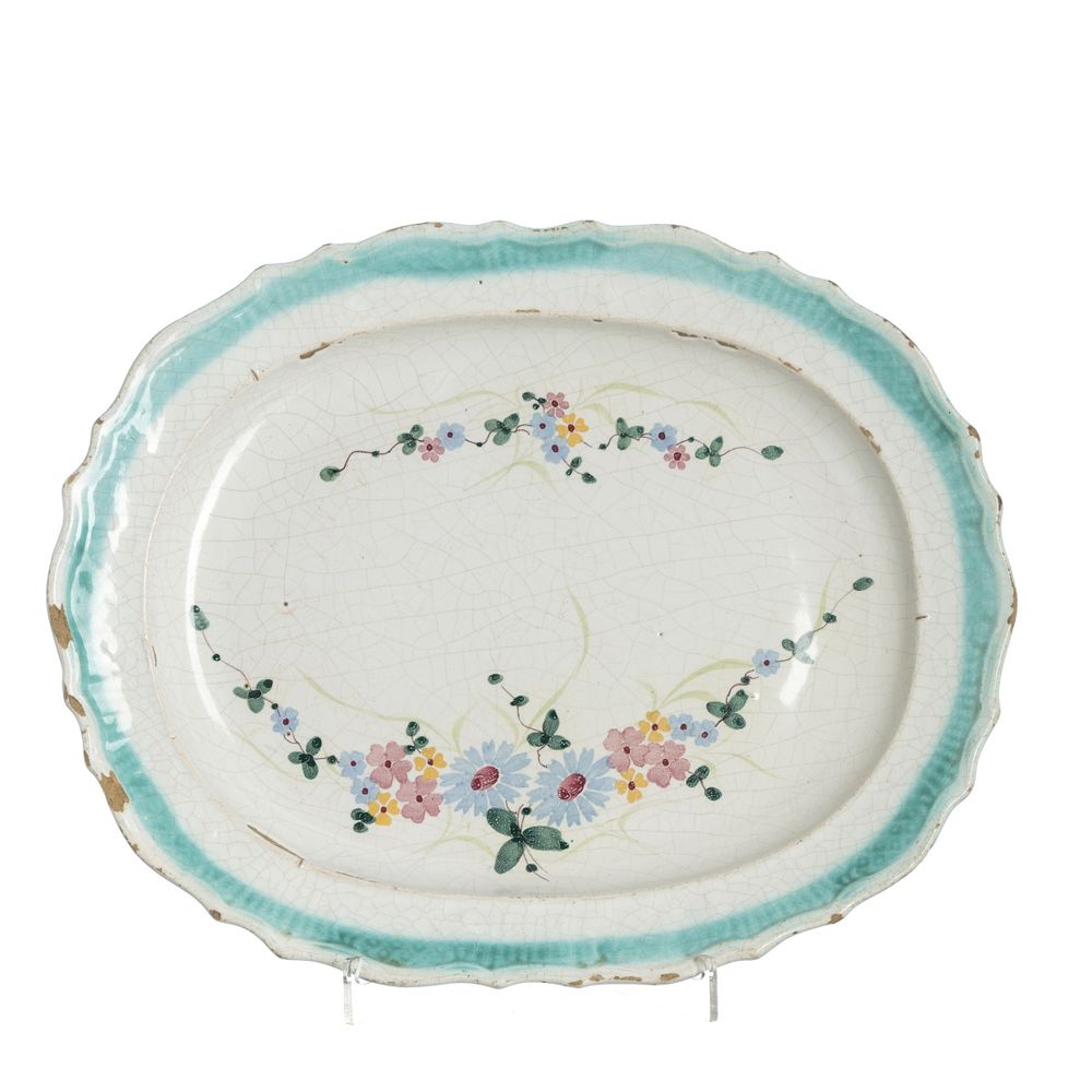 Travessa em faiança - Século XIX