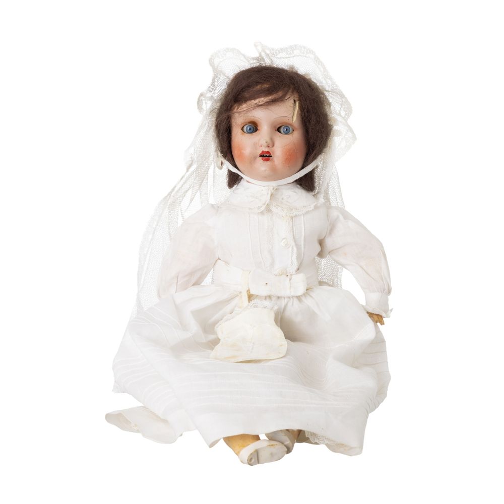 Brinquedos antigos - Boneca de porcelana - Heinrich Handwerck