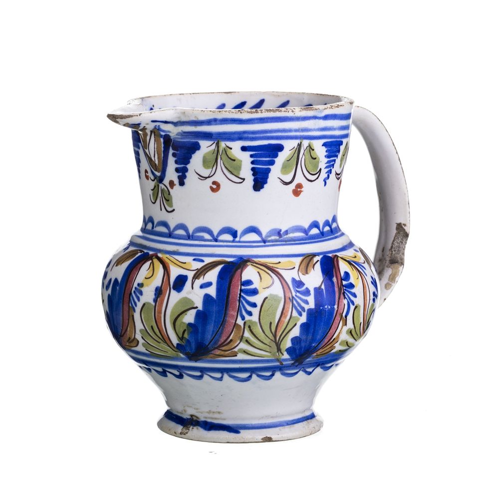 Caneca em faiança - Século XIX