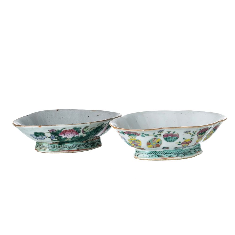 Porcelana oriental - Dois covilhetes