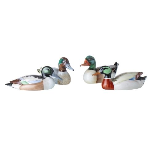 Conjunto de quatro esculturas 'patos' - Vista Alegre