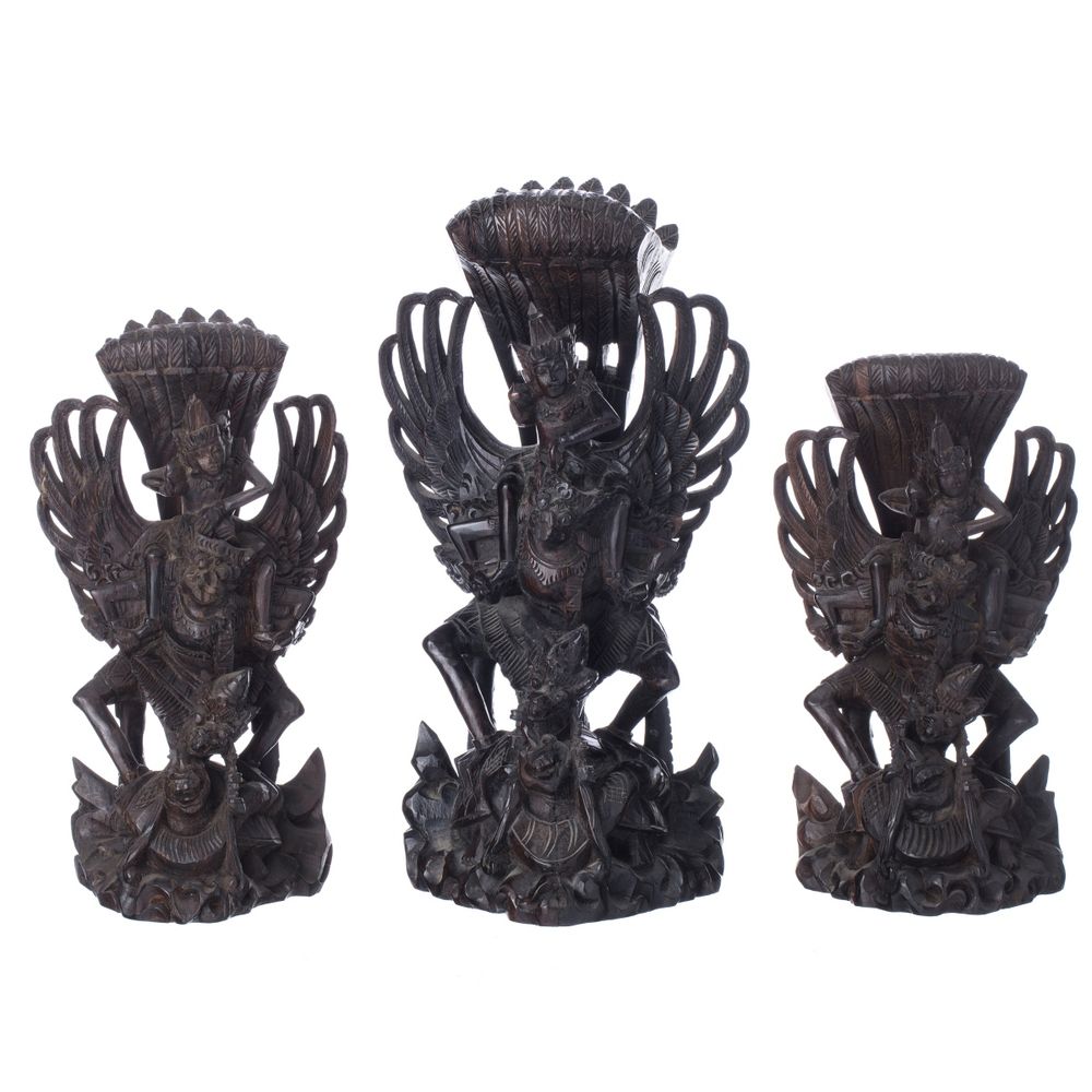 Escultura oriental - Divindades e animais fantásticos
