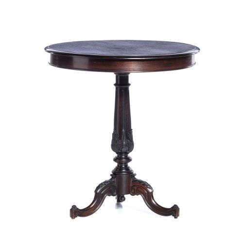 Mesa romântica em pau-santo - Século XIX