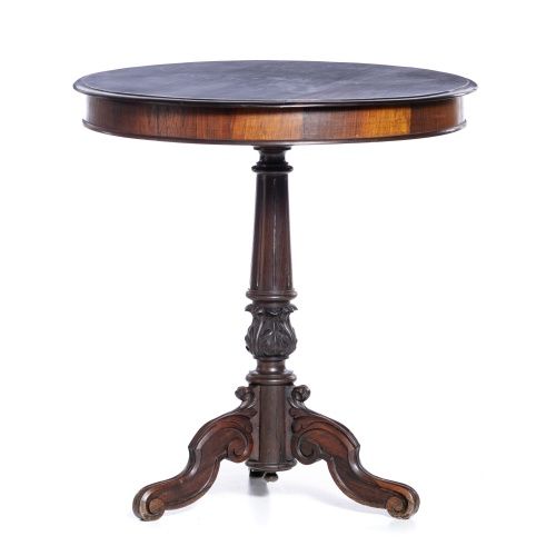 Mesa romântica em pau-santo - Século XIX