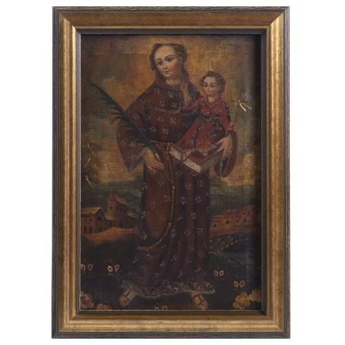 Santa Filomena Com O Menino Jesus - Século XIX