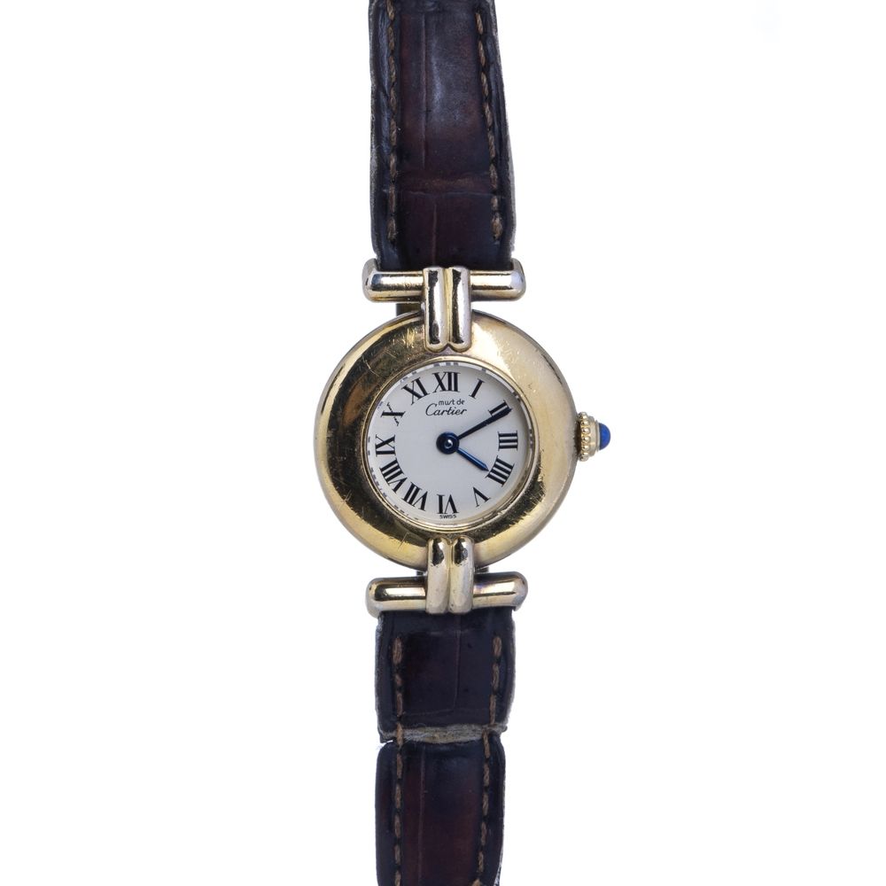 Relógio de pulso Cartier em prata