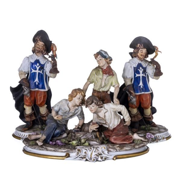 Grupo escultórico e escultura - Capodimonte