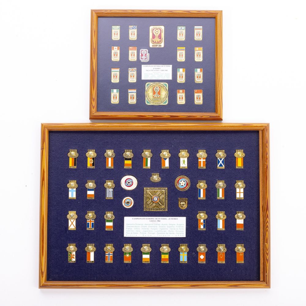 Colecionismo desportivo - Colecção de pins emblemas e crachás - 60