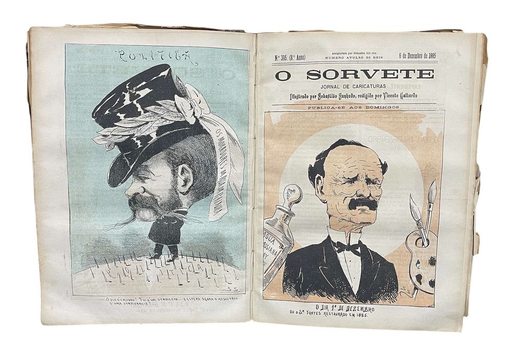 O sorvete -  Jornal de Caricaturas