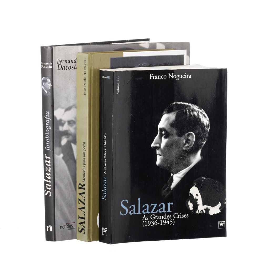 3 livros - Salazar fotobiografia