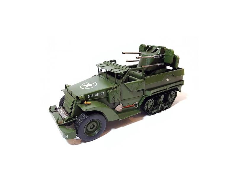 Modelo de metal - Veículo blindado M16 MGMC; do exército dos EUA; da 2
