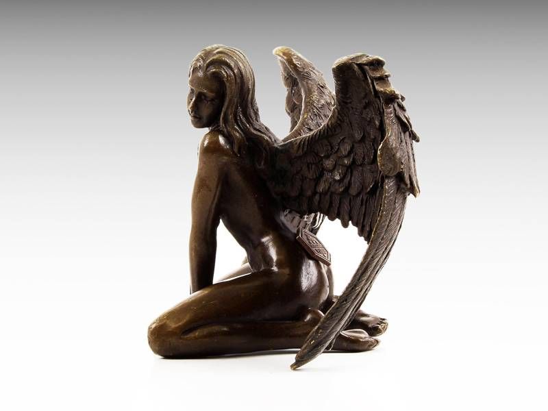 Escultura de bronze - Anjo