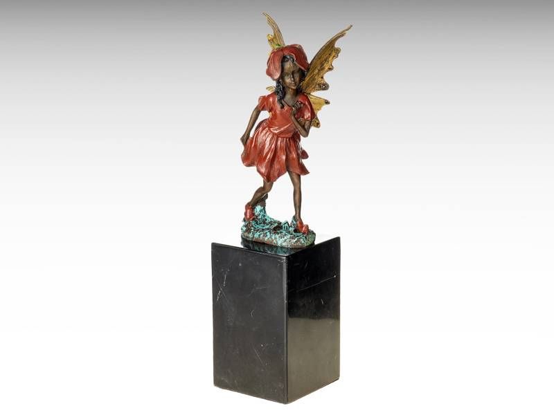 Escultura de bronze - Elfo alado