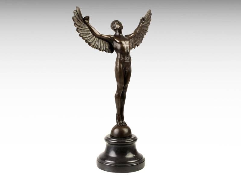 Escultura de bronze - Ícaro