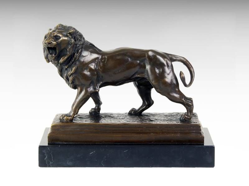 Escultura de bronze - Leão 1