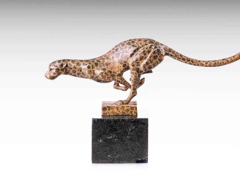 Escultura de bronze - Puma