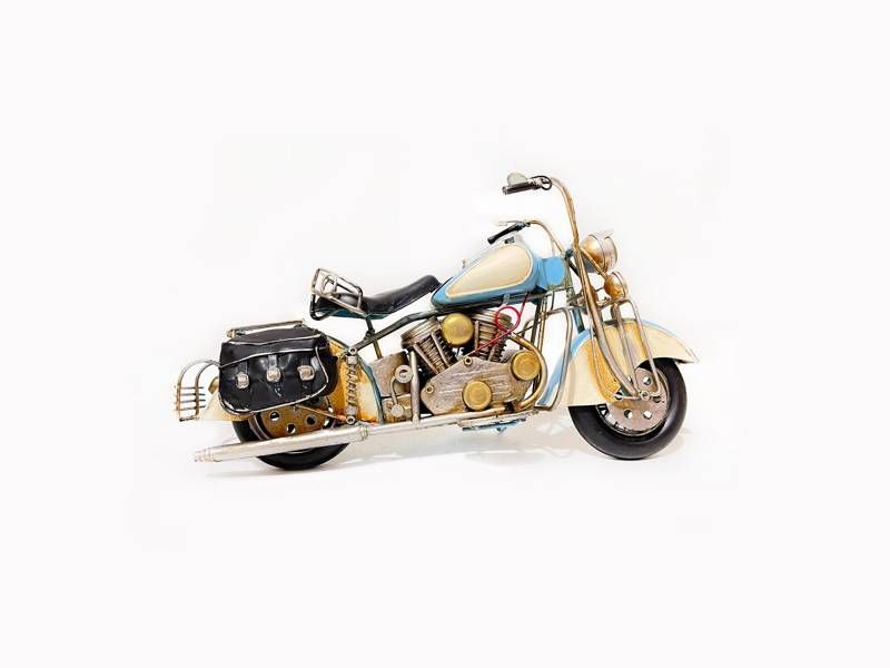 Modelo de metal - Mota vintage 3