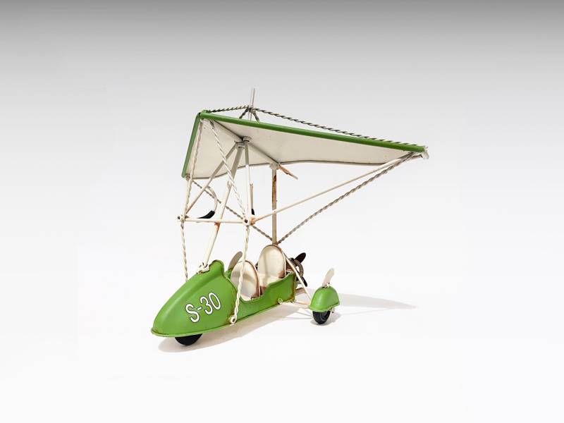 Modelo de metal - Planador asa-delta vintage