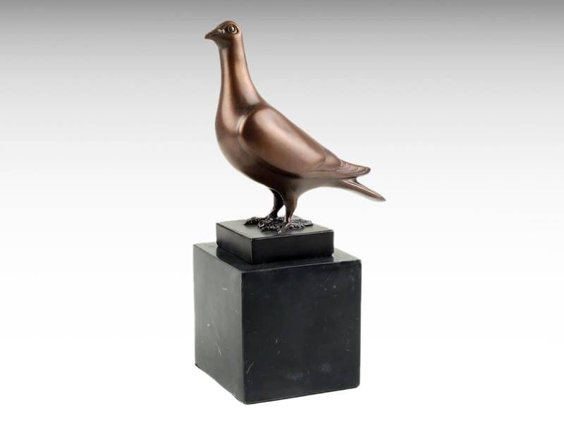 Escultura de bronze - Pombo 2