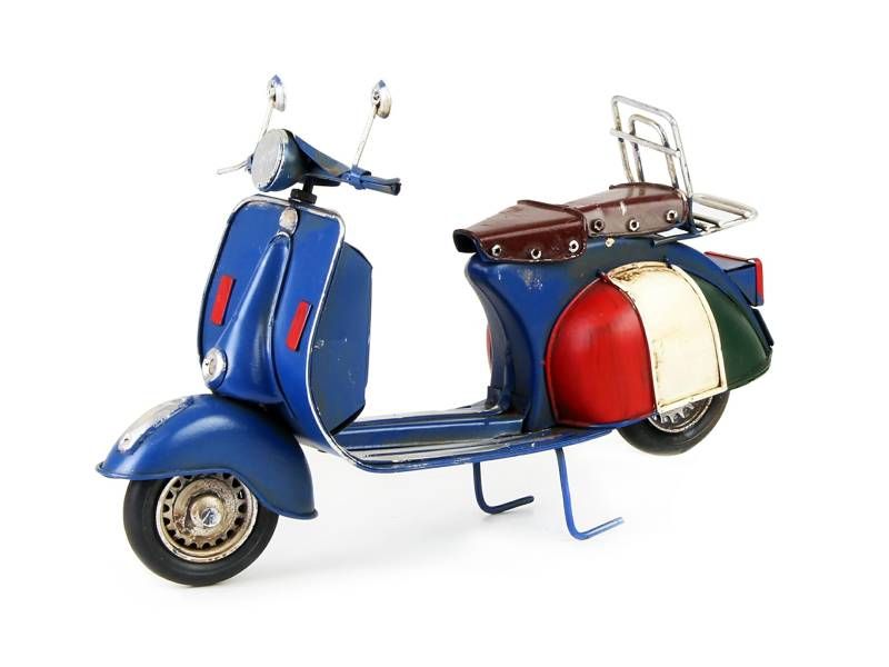 Modelo de metal - Scooter Vespa vintage (modelo feito à mão)