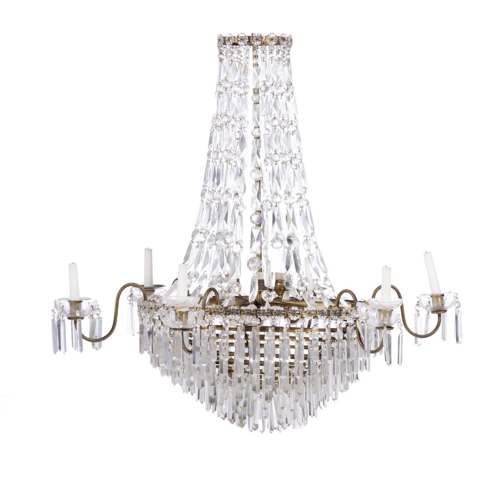 Iluminação - Lustre de doze lumes - 80 cm