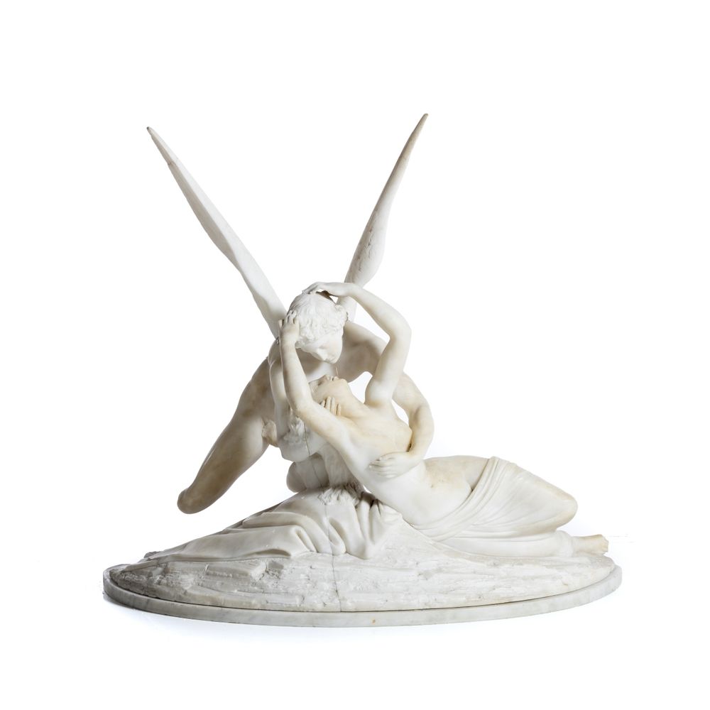António Canova - 'Cupido e Psiqué' - 77 cm