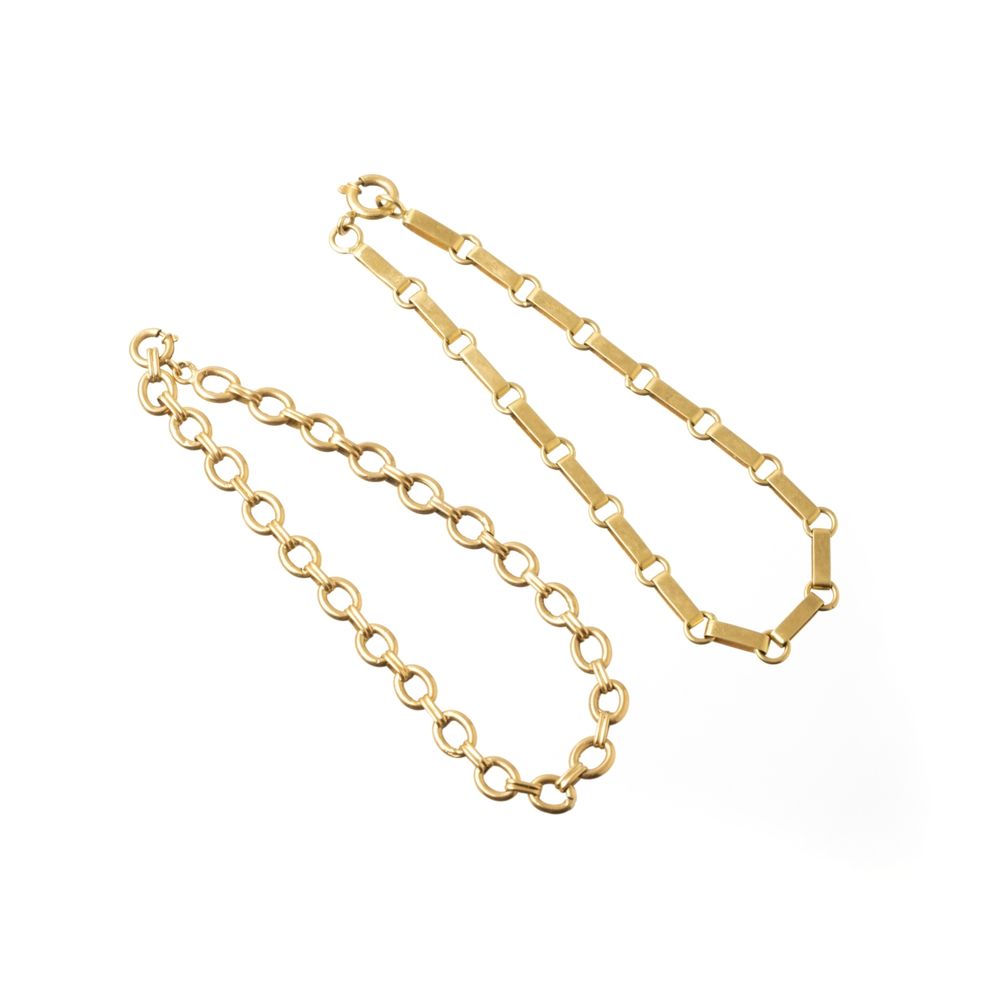 Duas pulseiras em ouro 19.2K