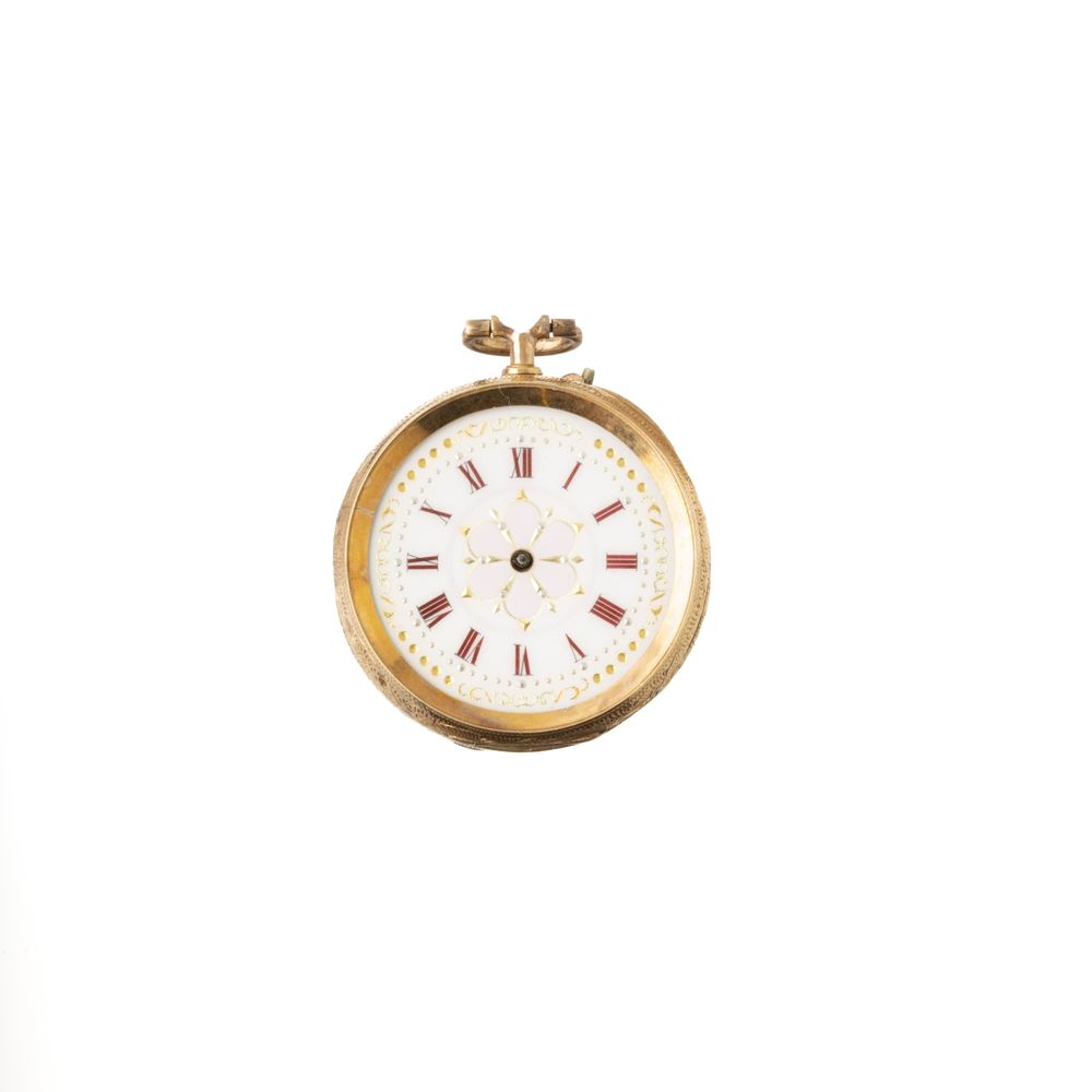 Relógio de bolso em ouro 18K - Século XIX